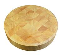 Acense Wooden Round End Grain Board, Wooden Round Board, Multi-Purpose: Cutting, Chopping and More, Quality Hardwood