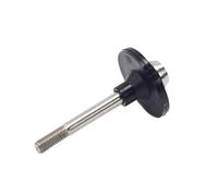 Aceoffix Bike Rear Wave Spring Suspension Shock For Brompton Bike Triple Layer Super 120g Bicycle Accessories (titanium bolt + cover)