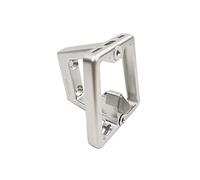 ACEOFFIX Folding Bike Bag Bracket for Brompton Bike Front Carrier Block Alloy CNC Made Cycling Parts 56g Bicycle Accessories Bag Bracket(silver