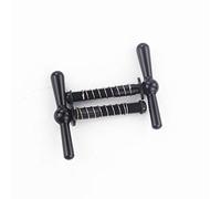 ACEOFFIX Hinge clamps for Brompton folding bike,magnet antique easy shell hinge levers limit Nut for Cycling Frame Tblack