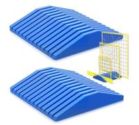 AceOrbit 2 Pack 12 Slot Quilting Rulers Rack Storage, Desktop Sewing Ruler Holder Organizer for Quilting and Sewing, Ideal for Home Office Desk Storage, Blue