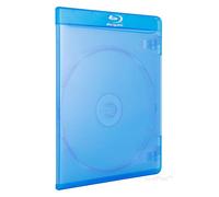 AcePlus 25 Pieces Blu-ray Replacement Case Slim 6mm Single with Wrap Around Sleeve Screen Printed Logo