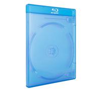 AcePlus® Double 2-Disc Blu-Ray Cases with 12mm Standard Thickness, Screen Printed Logo and Clear Wrap Around Sleeve (10-Pack)