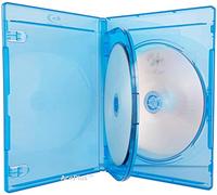 AcePlus Premium Blu-ray Triple 3-Disc Replacement Cases 12mm Thickness with Screen Printed Logo and Wrap Around Clear Plastic Sleeve (5-Pack)