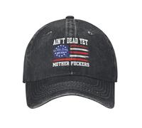 ACEPrints Ain't Dead Yet Mother Fuckers hat Vintage Veterans Denim Cap