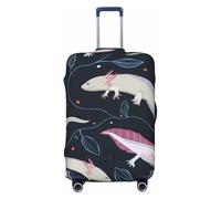 ACEPrints Axolotls Luggage Cover, Premium Washable Suitcase Protector with Secure Zipper & Buckle Closure, Fits 18-32 Inch Travel Luggage