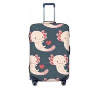 ACEPrints Axolotls Luggage Cover, Premium Washable Suitcase Protector with Secure Zipper & Buckle Closure, Fits 18-32 Inch Travel Luggage