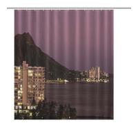 ACEPrints Nature Shower Curtain,First On Niagara Falls,Shower Curtain for Bathroom Waterproof Polyester Fabric with 12 Hooks,72 X 72 Inch