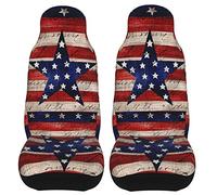 ACEPrints USA Memorial Independence Day Patriotic Eagle Star Car Seat Covers