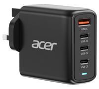 Acer 100W PD Charger, USB Port: 3C+1A, UK Plug, 100W USB-C Cable, Black