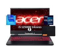 Acer 2022 New Nitro 5-15.6" 144 Hz IPS - Intel Core i5 12th 12500H - NVIDIA GeForce RTX 3050 - Thunderbolt 4 - Killer Wi-Fi 6 - Windows 11- Gaming Laptop w/Mouse pad (32GB RAM | 2TB PCIe SSD)