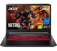 Acer 2022 Nitro AN517 17.3" 144Hz FHD IPS Display Gaming Laptop Intel i7-11800H 8 Cores Nvidia RTX 3050 Ti 4GB 64GB RAM DDR4 4TB (2TB x2) M.2 SSD WiFi 6 RJ-45 Windows 11 Pro w/RATZK 32GB USB