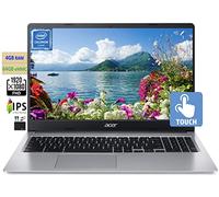 acer 2023 Chromebook 15.6" FHD 1080p IPS Touchscreen Light Computer Laptop, Due-core Intel Celeron N4020, 4GB RAM, 64GB eMMC, HD Webcam, WiFi 5, 12+ Hours Battery, Chrome OS, w/Marxsolcables