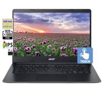 Acer 2023 Flagship Chromebook 14" FHD 1080p IPS Touchscreen Light Computer Laptop, Intel Celeron N4020 (Upto 2.6GHz, 4GB RAM, 64GB eMMC, HD Webcam, WiFi 5, 12+ Hours Battery, Chrome OS+MarxsolCables