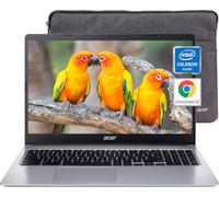 acer 2024 Chromebook 315 Laptop, 15.6" HD Display, Intel Celeron N4020, 4GB RAM, 64GB eMMC, Intel UHD Graphics,Long Battery Life, WiFi, Bluetooth, Chrome OS