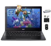 Acer 311 Chromebook Laptop for 2025 Student Business, Dual-Core Intel N4500 Processor,11.6" HD Display, 4GB RAM, 192GB (64GB eMMC+128GB Card), Webcam WiFi, Long Battery, Chrome OS +MarxsolAccessory