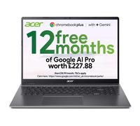 Acer Chromebook Plus 516 CB516-1H - 16" WUXGA (1920×1200) 60Hz, Intel Core 5 120U, 8GB LPDDR5X, 128GB UFS, ChromeOS Laptop
