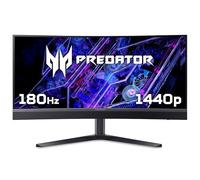 Acer 87cm 34 INCH Curved 1500R VA WQHD 180Hz ZeroFrame MiniLED 21:9 1ms(GTG) 2xHDMI DP Type-C MM Audio Out USB32x2(2up 2down) HDR1000 FreeSyn