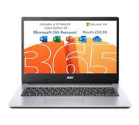 Acer Aspire 1 14" A114-33-C8z9 Intel Celeron 4GB 64GB Intel UHD Graphics Microsoft 365 Personal Included (12 Months) - Silver, New