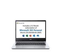 Acer Aspire 1 14" A114-33-C8z9 Intel Celeron 4GB 64GB Intel UHD Graphics Microsoft 365 Personal Included (12 Months) - Silver, New
