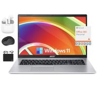 Acer Aspire 1 Slim 15.6" FHD Flagship Laptop, 8GB RAM, 384GB (256GB PCIe +128GB eMMC), Dual-Core Intel Celeron Processor, Ethernet Port, WiFi, Webcam, Office 365, Windows 11S +HubxcelAccessory