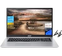 acer Aspire 1 Slim Laptop for Business & Students, 15.6" FHD Display, Intel Celeron N4500, 12GB RAM, 128GB eMMC + 256GB SSD, Intel UHD Graphics, Wi-Fi, Windows 11 Pro, with Laptop Stand