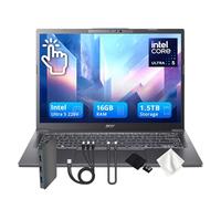 Acer Aspire 14" AI Copilot+PC WUXGA Touch Laptop, Intel Core Ultra 5 226V, Intel Arc Graphics 130V, 16GB LPDDR5X, 1.5TB Storage(512GB SSD&1TB Docking Station), Backlit Keyboard, Win11, Gray