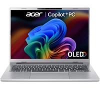 ACER Aspire 14 AI OLED 14" Laptop, Copilot PC - Intel®Core Ultra 5, 512 GB SSD, Silver, Silver/Grey