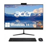 acer Aspire 27" IPS FHD All-in-One Desktop Computer | 120Hz Refresh Rate | AMD 8-Core Ryzen 7 CPU (Up to 4.5GHz) | 64GB DDR4 RAM, 1TB SSD | WiFi 6E, Bluetooth 5.3 | Wireless KB & Mouse
