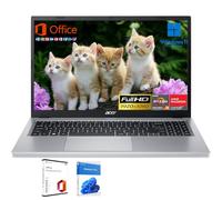 acer Aspire 3 15.6" FHD Display Business Laptop-AMD Ryzen 3-7320U, 8GB LPDDR5 RAM, 1TB SSD, AMD Radeon GPU, Wi-Fi 6, Windows 11 Pro, with Microsoft Office Lifetime License