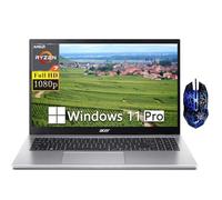 acer Aspire 3 15.6" FHD Laptop, AMD Ryzen 7 5700U Octa-Core Processor, 16GB RAM, 2TB M.2 PCIe SSD, AMD Radeon Graphics, WiFi 6, Webcam, Numeric Keypad, Windows 11 Pro with Designed Mouse, Silver