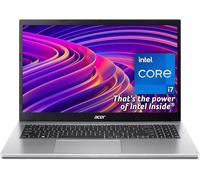 acer Aspire 3 A315-59 Laptop - Intel Core i7-1255U, 8GB, 512GB SSD, Integrated Graphics, 15.6" Full HD, Windows 11, Silver