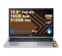 Acer Aspire 3 Business Laptop 15.6" FHD IPS Touchscreen AMD Quad-core Ryzen 5 7520U 16GB RAM 512GB SSD Type-C Long-Lasting Battery Win11Pro ICP Hub