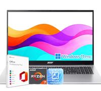 Acer Aspire 3 Premium Laptop | AMD Ryzen 7 7730U CPU | 15.6" FHD Display | Backlit Keyboard | 64GB RAM | 2TB SSD | Win 11 Pro | Pure Silver | School, Business & Productivity