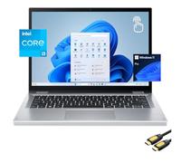 acer Aspire 3 Spin 2-in-1 Laptop, 14" 1920 x 1200 WUXGA IPS Touchscreen Display, i3-N305 (Up to 3.8GHz), 8GB RAM, 512GB NVMe SSD, Webcam, USB-C, BT, WiFi 6, HDMI, SPS HDMI, Win 11 Pro, Pure Silver