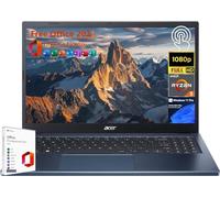 acer Aspire 3 Touchscreen Laptop - with Microsoft Office Lifetime License and Windows 11 Pro, 15.6" FHD Display, AMD Ryzen 5 7520U, 8GB DDR5 RAM, 512GB SSD, Wi-Fi 6, HDMI, Business & Student Laptop
