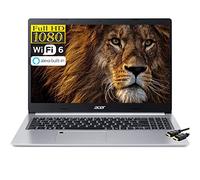 Acer Aspire 5 Slim 15.6" FHD IPS Laptop, A515-46-R14K, AMD Ryzen 3 3350U 4-Core Processor, WiFi 6, Backlit KB, Amazon Alexa, Windows 10 Home in S Mode (12GB|512GB SSD)