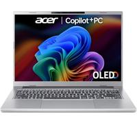 acer Aspire AI 14 A14-53M Co-Pilot+ Laptop - Intel Core Ultra 5 226V, 16GB DDR5 RAM, 512GB SSD, Integrated Graphics, 14" WUXGA OLED, Windows 11, Silver