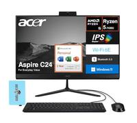 acer Aspire C24 Everyday Value All-in-One 23.8" FHD (AMD Ryzen 5 7430U, 32GB DDR4, 1TB PCIe SSD, AMD Radeon, Win 11 Home) w/MS 365 Personal, DKZ USB Port Expander
