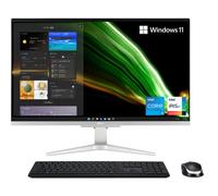 Acer Aspire C27-1655-UA12 AIO Desktop | 27" Full HD IPS Display | 11th Gen Intel Core i5-1135G7 | Intel Iris Xe Graphics | 12GB DDR4 | 512GB NVMe M.2 SSD | Intel Wireless Wi-Fi 6 | Windows 11 Home