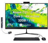 Acer Aspire C27 All-in-One Desktop, 27" IPS FHD, Intel Core 5 120U