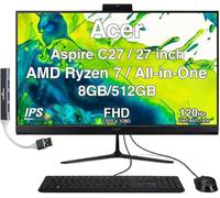 Acer Aspire C27 All-in-One Desktop, 27" IPS FHD, Ryzen 7 5825U