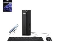 acer Aspire Desktop | 32GB RAM | 1.5TB Storage (1TB SSD+512GB Docking Station Set | Windows 11 Pro with Microsoft Office Trial | Dual-Core Intel Celeron | Keyboard & Mouse | Wi-Fi | Black