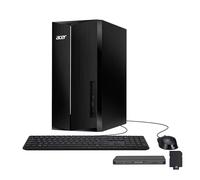 acer Aspire Desktop, Intel Core i5-14400, Intel 730 UHD Graphics, 16GB DDR5, 1.16TB Storage (1TB SSD+160GB Docking Station Set), Keyboard & Mouse, Wi-Fi 6E, Windows 11 Pro, Black
