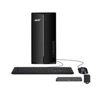 Acer Aspire Desktop, Intel Core i5-14400, Intel 730 UHD Graphics, 32GB DDR5, 1.16TB Storage (1TB SSD+160GB Docking Station Set), Keyboard & Mouse, Wi-Fi 6E, Windows 11, Black