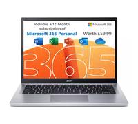 Acer Aspire Go 14 AG14-31P 14" Laptop - Intel N, 128 SSD, 4 GB RAM - Silver, Silver