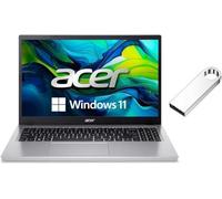acer Aspire Go 15.6 FHD IPS Slim Laptop |Intel Core i3-N305 | Intel UHD Graphics | Wi-Fi 6 | Silver | 8GB RAM DDR5 | 128GB SSD | Windows 11 S | Bundle with 64GB USB Flash Drive