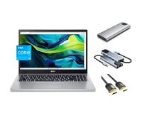 acer Aspire Go 15.6" Full HD Slim Daily Laptop, 8-Core Intel i3-N305 Processor, 8GB RAM, 128GB eMMC + 256GB Portable SSD, WiFi6, Webcam, USB HUB+HDMI Cable, Win 11