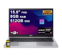 Acer Aspire Go 15 Business Laptop 15.6" FHD ComfyView AMD Quad-core Ryzen 3 7320U 8GB RAM 512GB SSD Type-c Wi-Fi6 Long-Lasting Battery Win11 ICP Hub
