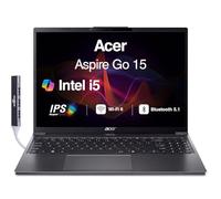acer Aspire Go 15 Everyday Value Laptop 15.3" IPS WUXGA Display (Intel i5-1334U, 16GB DDR5, 512GB PCIe SSD, Intel UHD, WiFi 6, Webcam, Bluetooth 5.1, Win 11 Home) w/DKZ USB Port Expander